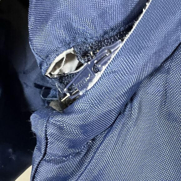 VTG 90s Dallas Cowboys Puma Half Zip Jacket Youth Large Blue Removable Sleeves - Picture 8 of 15